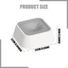Bowl Pet Water Dispenser Anti Overflow Slow Drinking for Messy Drinkers Medium Large Dogs