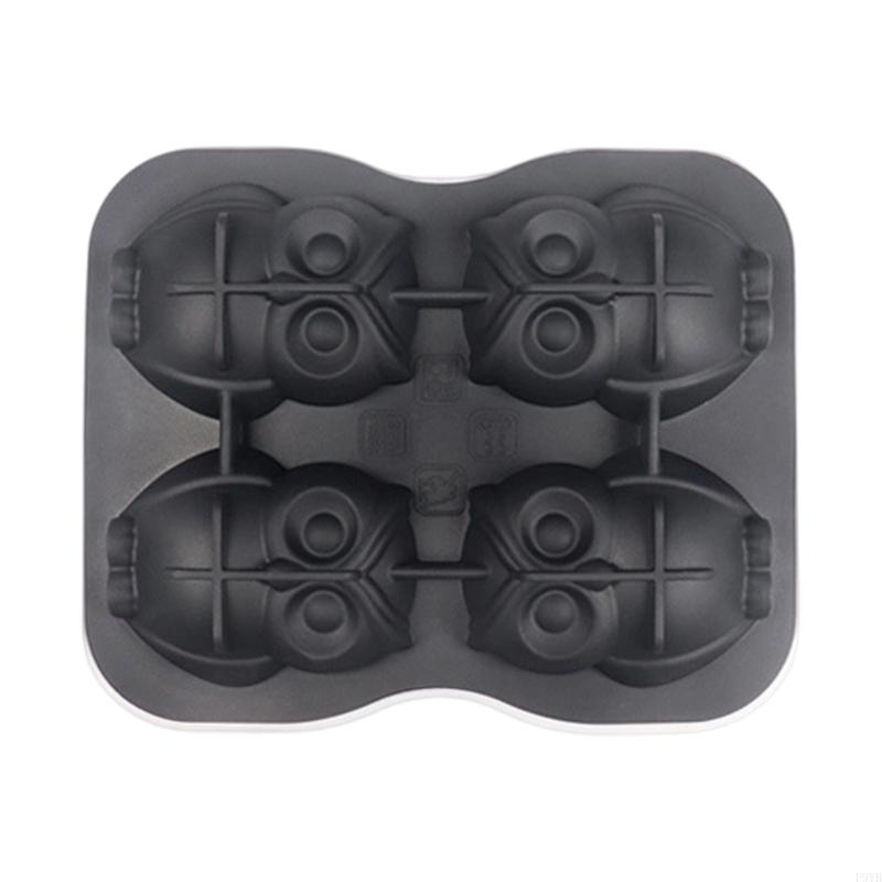 Owl Silicone Molds 4 Cavities Animal Silicone Cake Molds Oven Freezers Dishwasher Safe For Baking Freezing Drinks