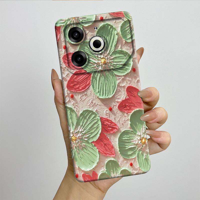 Per Tecno Pova 6 Neo Custodia POVA6NEO Silicone TPU Morbida Custodia per Telefono Verniciata Stampata Antiurto Protettiva Cover Posteriore