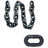 1 Set Halloween Prisoner Costume Chain Props Death Chain Decoration Accessories Cosplay Props Halloween Masquerade Party Supply