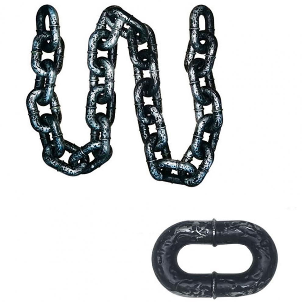 1 Set Halloween Prisoner Costume Chain Props Death Chain Decoration Accessories Cosplay Props Halloween Masquerade Party Supply