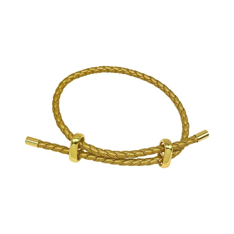 Unisex verstellbares Stahlseil-Armband mit Titan-Verschluss Stilvolles Armband Minimalistischer Partner-Schmuck für Männer Frauen