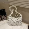 Japanese Sweet Top Handle Bag Fashion Print Textured Casual Crossbody Shoulder Bag Simple and Versatile Underarm Designer Bags