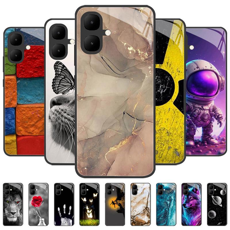 Etui Na Telefon Dla Infinix Smart 10 Odporne Na Wstrząsy Pokrowce Hartowane Szkło Tylna Pokrywa Dla Tecno Pop 10 KM4 Smart10 X6725 Ochrona Aparatu