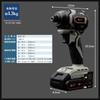 Yamazen 18V Rechargeable Impact Body Only Sold Maximum Tightening Torque of 190 with LED Light YID-180 Driver, (Charger Separately), Nm, [18V Series]
