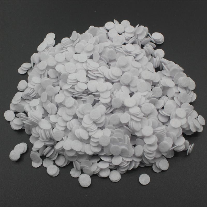 8/10/15/20/25/30/35/40/45/50mm Non Woven Round Felt Circle Pads for DIY Crafting Flower Backing Hair Accessories Vacuum Filters