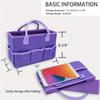 1pc Portable Multi-Slot Handbag Large Capacity Craft & Sewing Organizer Tote - Expandable