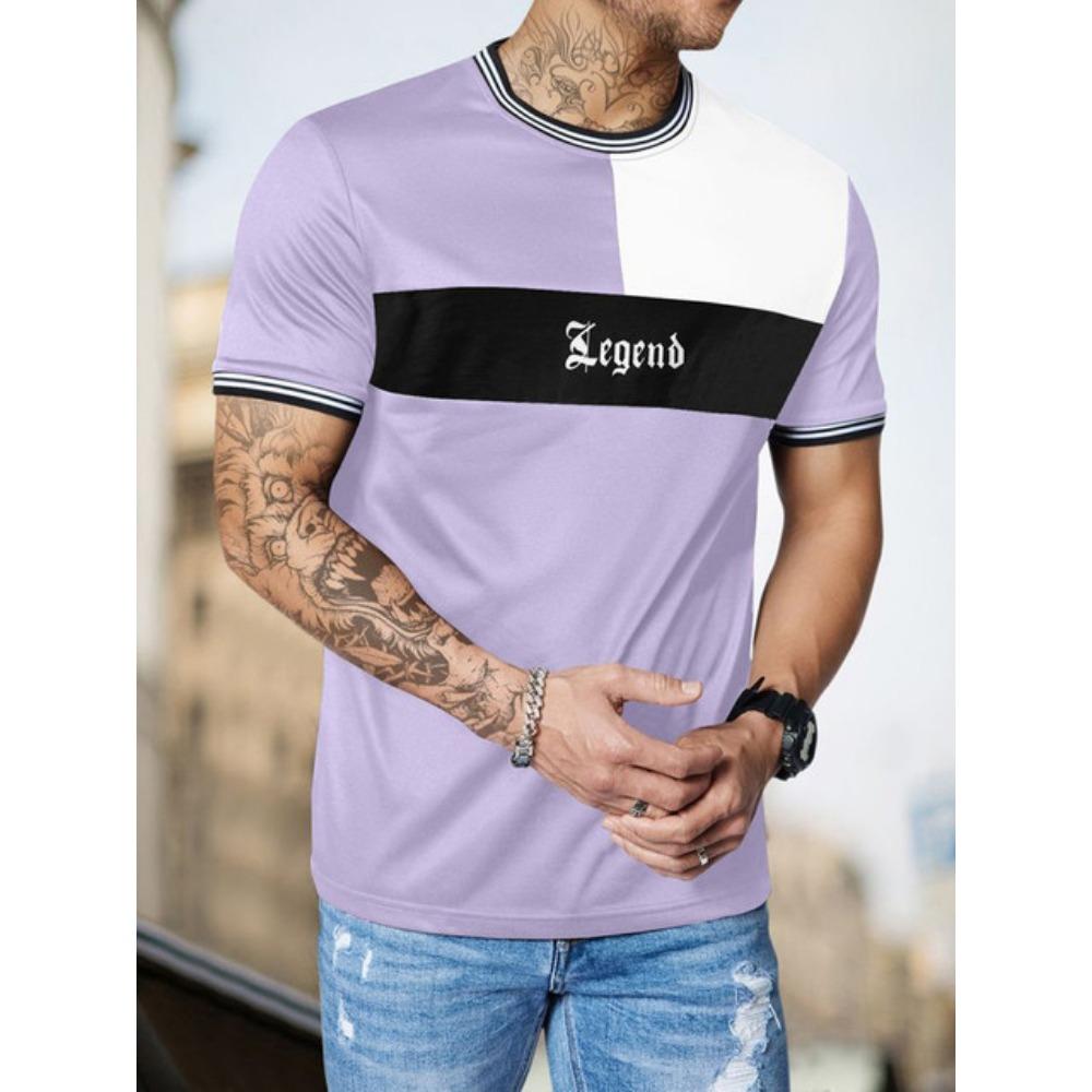 

Летняя повседневная повседневная модная мужская футболка, свободная и удобная мужская футболка с короткими рукавами, мужская футболка в городском уличном стиле 6XL