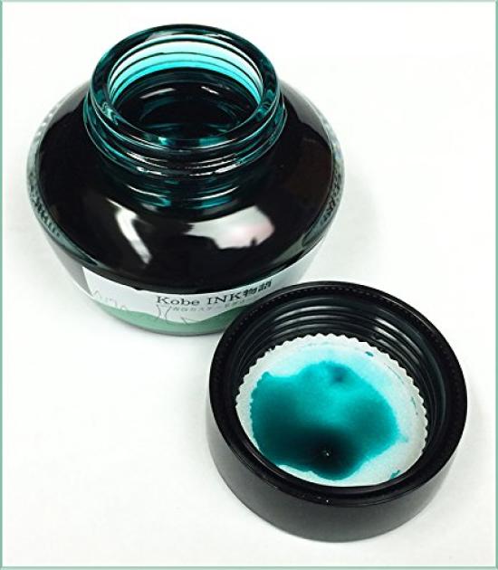 NAGASAWA Fountain Pen Ink Kobe INK Story 47 Aoya Cascade Green Vol.