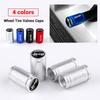 4PC Car Styling Wheel Valve Air Stem Cap Cover Auto Tire Accessories For Jeep Grand Cherokee Wrangler Renegaed Compass Gladiator AMS1