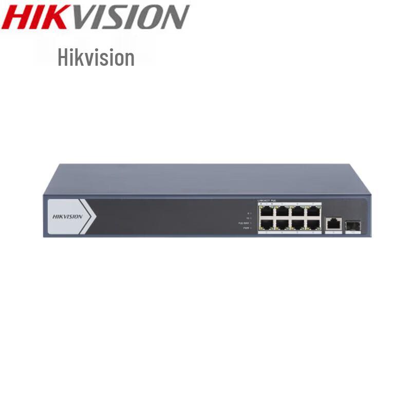 

HIKVISION DS-3E0510HP-E 8+2 Port Gigabit Hi-PoE Switch CN plug (adapter included)