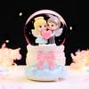 Iridescent Castle Snowfall Crystal Ball Music Box for Kids - Dreamy Fairy Tale Carriage.