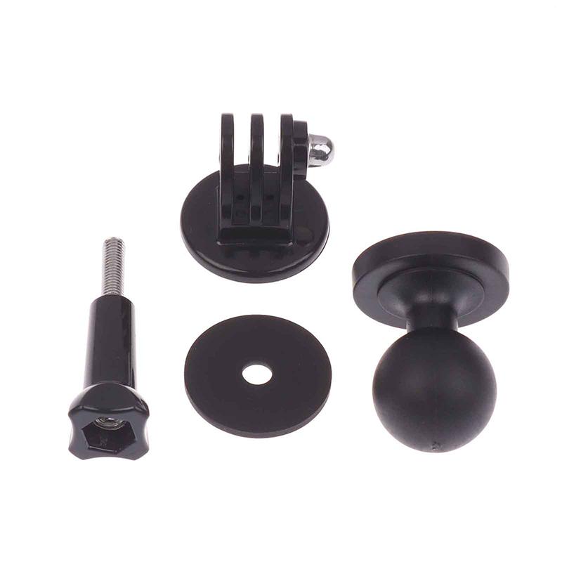 Universeller 1" Aluminium-Kugelkopf-Adapter mit 1/4"-Gewinde für Doppelgelenkarm für Actionkamera-Ständer