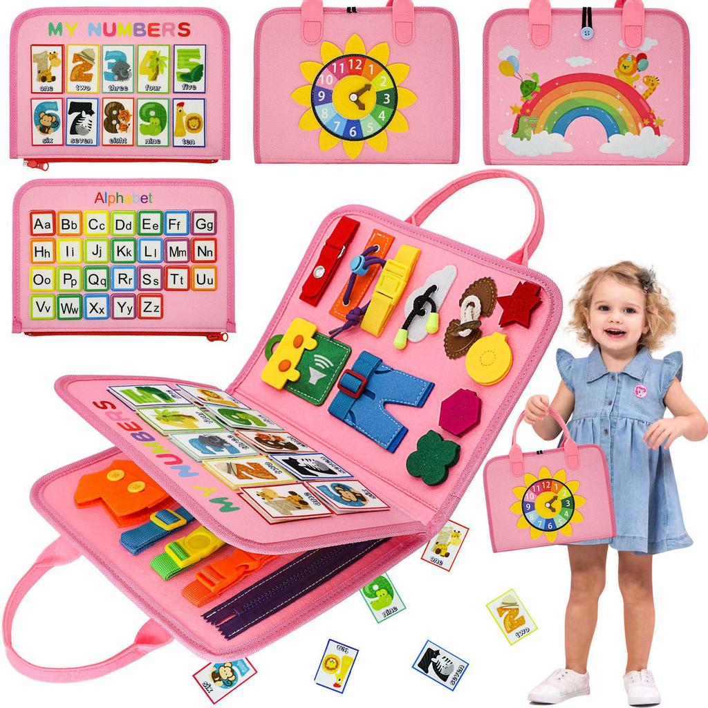 Quadro de Aprendizagem de Feltro para Educação Infantil Montessori Transfronteiriça com Certificação CPC CE