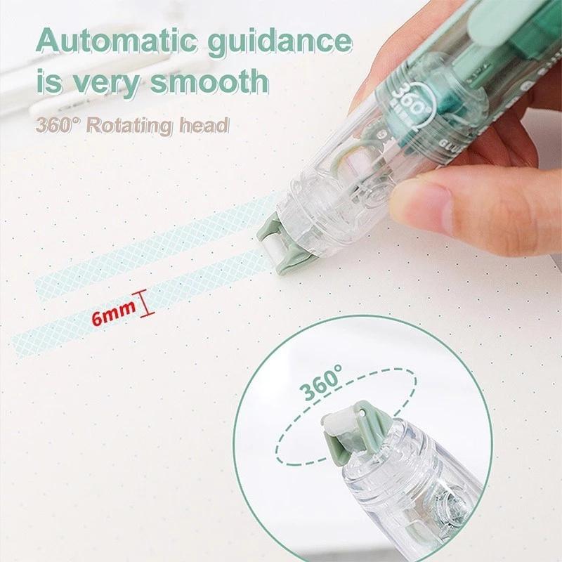 Cartoon Press-On Dot Glue Office Ledger Supplies Stationery Roller Glue Tape Student Study Exam Pen Style