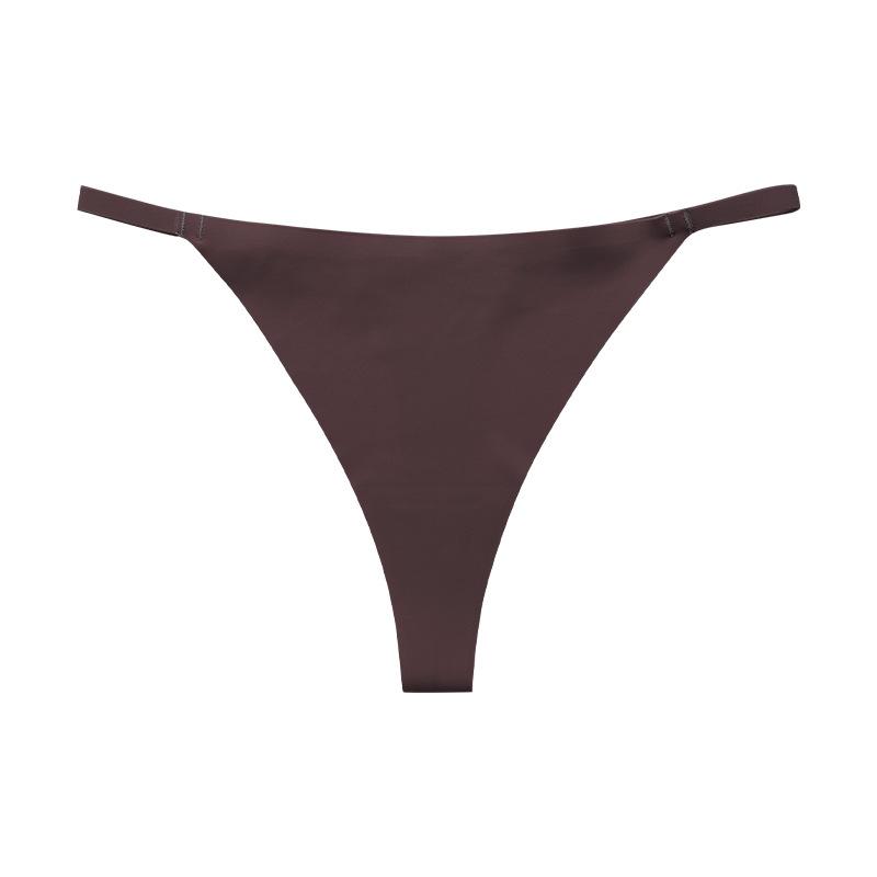 Sexy sports fitness T-shaped underwear women's low waist pure cotton crotch breathable European and American underwear pure cotton crotch t-word pants