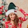Merry Christmas Decoration Christmas Hat Sequins Beanie Hat Cute Santa Claus Hat  Female/Girls