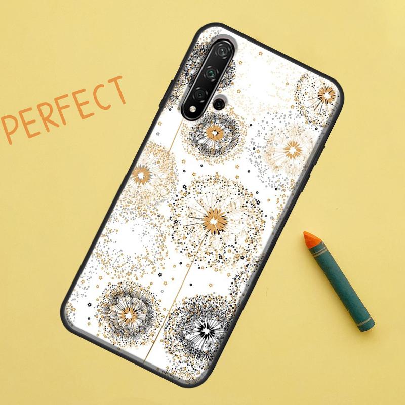 Dandelion For Huawei Nova 12s 11i 7i 8i 12i Y73 Y70 Y90 Y60 Y72 Y61 Y91 9 10 SE P40 Lite P30 Pro Case