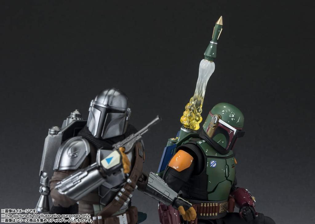 TAMASHII NATIONS Boba Fett Das Buch von Boba 155 mm bemalte bewegliche Figur SHFiguarts (STAR WARS Fett) Ca.. AVS & PVC & Stoff