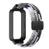 Pulseira Trançada+Capa de PC para Xiaomi mi band 9 8 active acessórios esportes magnético Pulseira de Nylon correa+Capa para Redmi band 3 2