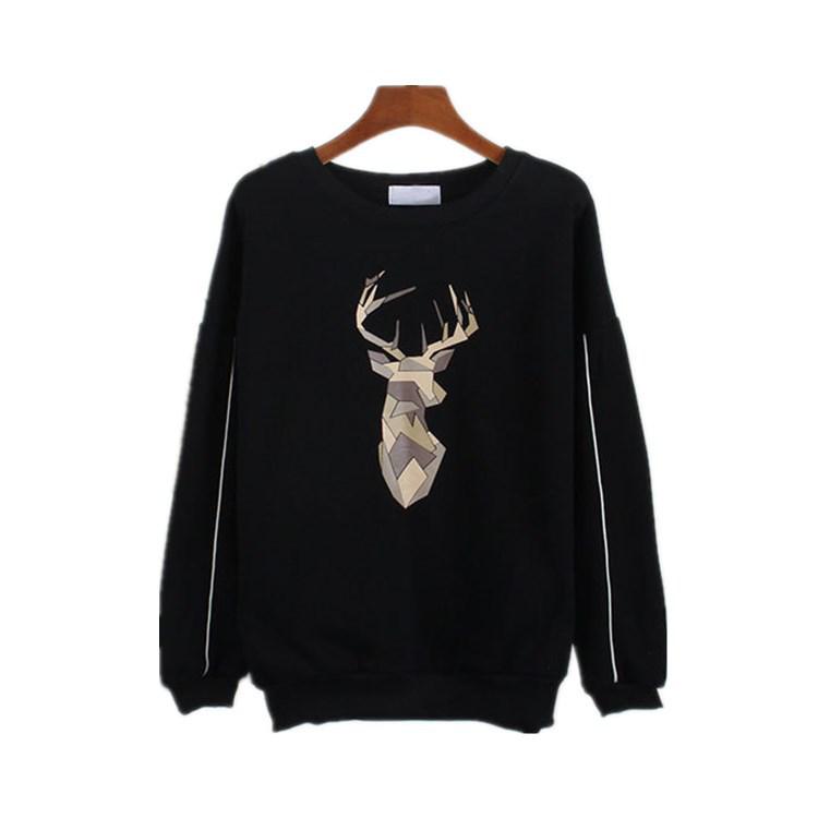 Women's Ulzzang Sweater: Autumn/Winter Korean Style, Round Neck, Thickened, Plus Velvet, Loose Fit, Long-Sleeve