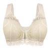 Supply Thin Cup Large Size Bra Bra Wide Shoulder Strap Gathered Breathable Front Buckle Beautiful Back Bra Women