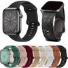רצועת שעון סיליקון בהדפס נמר עם אבזם עבור Apple iWatch