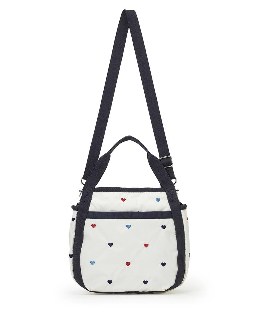 Official Shoulder Bag SMALL Heart Embroidery [LeSportsac] JENNI/8056/Tricolor