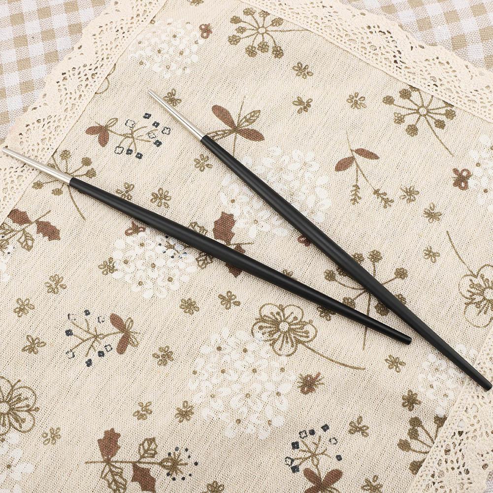 304 Stainless Steel Chopstick Japanese Sushi Chopsticks Tableware Set