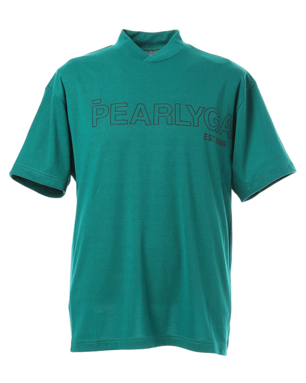 

PEARLY GATES Short Sleeve High Neck Shirt Golf Undershirt 5 Men s (Brand Logo) / / 053-5167311 140_Green [L]