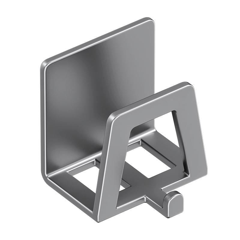 Držák na houby z nerezové oceli Samolepicí dřez Vypouštěcí houby Stojany Police Police Úložné prostory v kuchyni Nástěnné háčky Držáky Organizér