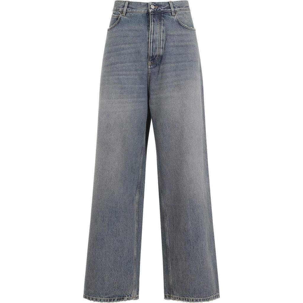 Balenciaga Logo Patch Baggy Jeans 773763THW254245