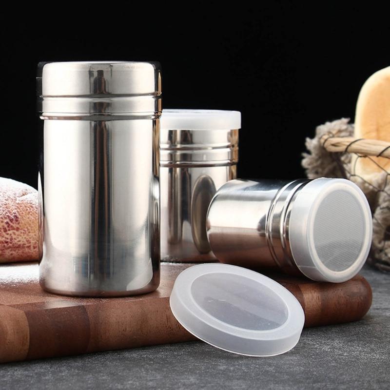 Seasoning Jar Seasoning Box Easy To Use Spices Jar Spices Tins Spices Container with Lid 304StainIess Steel Material