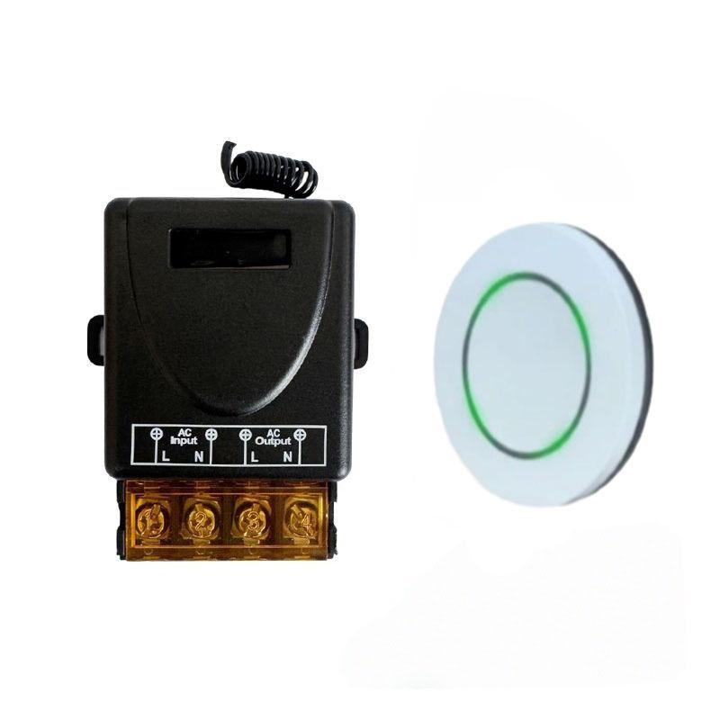 High Power 220V Wireless Remote Control Switch for Water Pumps, Irrigation, Fans, Smoke Extractors, and Sprayers.