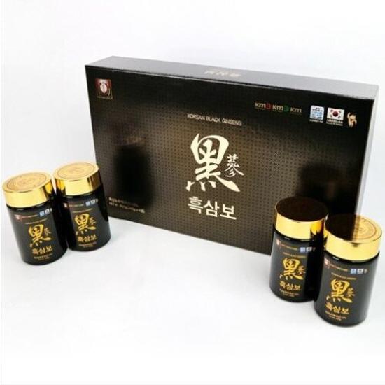 

KOREA NO.1 Premium Korean Black Ginseng Saponin Extract, Panax 240g x 4 bottles