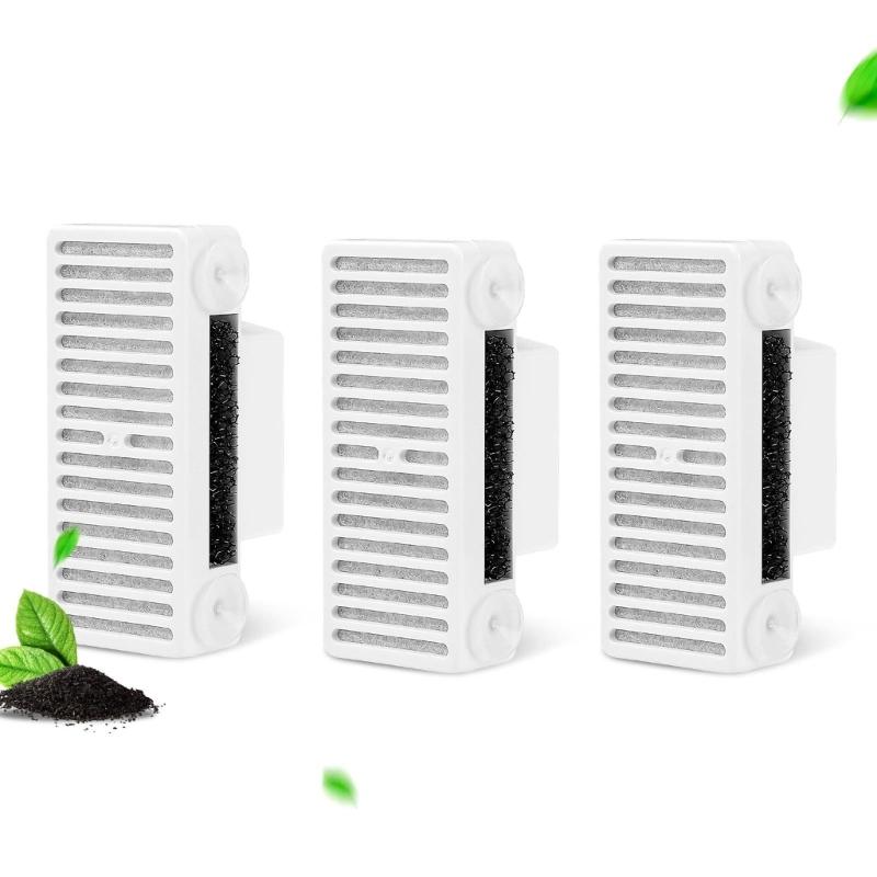 Ersatzfilter für Katzen-/Hunde-Wasserspender Fördert besseres Trinken Packung mit 3 Filter Schwämmen