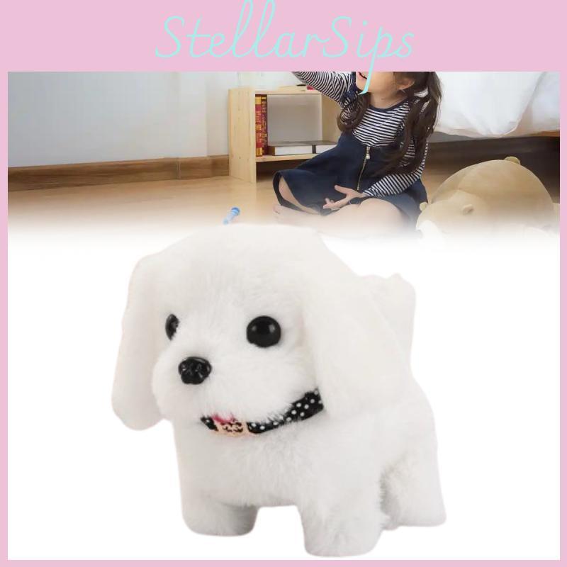 Realistic My Robot Puppy Plush Toy With Sound For Kids Gift Cute Stuffed Doll