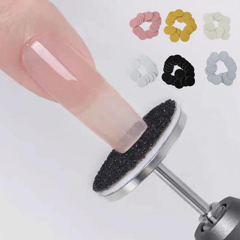 20Pcs Disposable Pedicure Grind Files Replaceable Sandpaper Dead Skin Polisher Cuticle Callus Remove Disc Pads Feet Care Tools