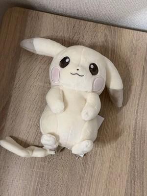 Pokemon Center Poka Pikachu (Light Color) Plush Fluffy Rare Color 8.in