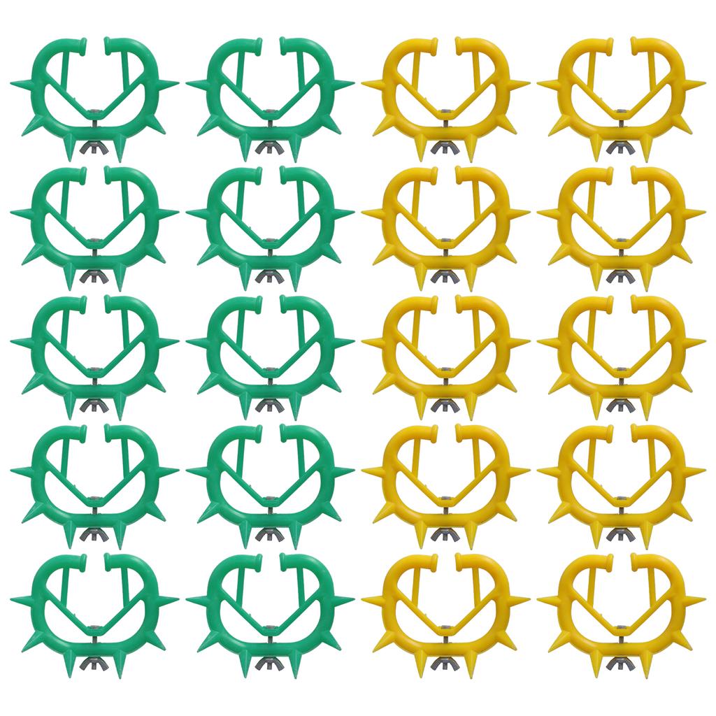 10ks Třmen pro kravský nos Tlustý plastový odstavovač proti sání mléka pro hospodářská zvířata