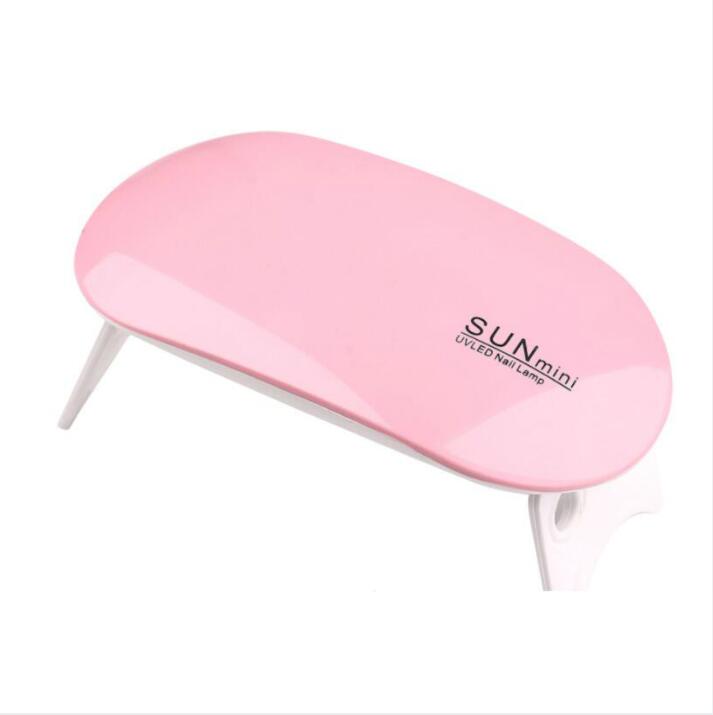 6W Mini Portable LED Sunlight UV LED Lamp Nail Gryer With USB Cable Mouse Designed Lightweight