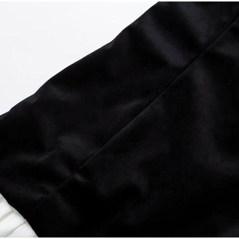 Off Shoulder Pleated Patchwork Women Dress Backless Sleeveless Summer Tube Top Female Mini Robe