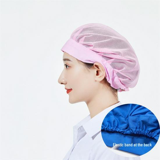 Unisex Verstellbare Atmungsaktive Staubdichte Kappe für Köche und Lebensmittelwerkstätten