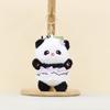 Keychain Plush Panda Pendant With Wearing A Gauze Skirt With A Bow Design
