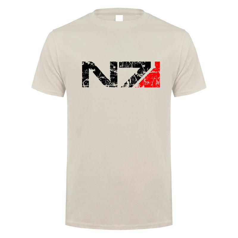 Spiel Mass Effect N7 Unisex T-Shirt Sommer Mode Kurzarm Unisex Mass Effect N7 T-Shirts Tops