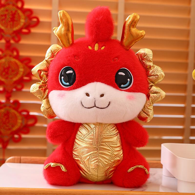 

Милые красочные куклы-драконы, талисман года дракона, плюшевые игрушки, кукла года дракона, подарок 48cm
