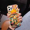 Boho Hippy Mushroom Sunrise Phone Case For iPhone 13 12 Mini 11 Pro Max XS XR X SE 7 8 Plus 5S 5 6S 6 Gift Print Cover Fundas