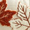 Chenille Throw Pillow Covers Maple Leaves Halloween Pillowcase Pillow Protectors  Seasonal Decor