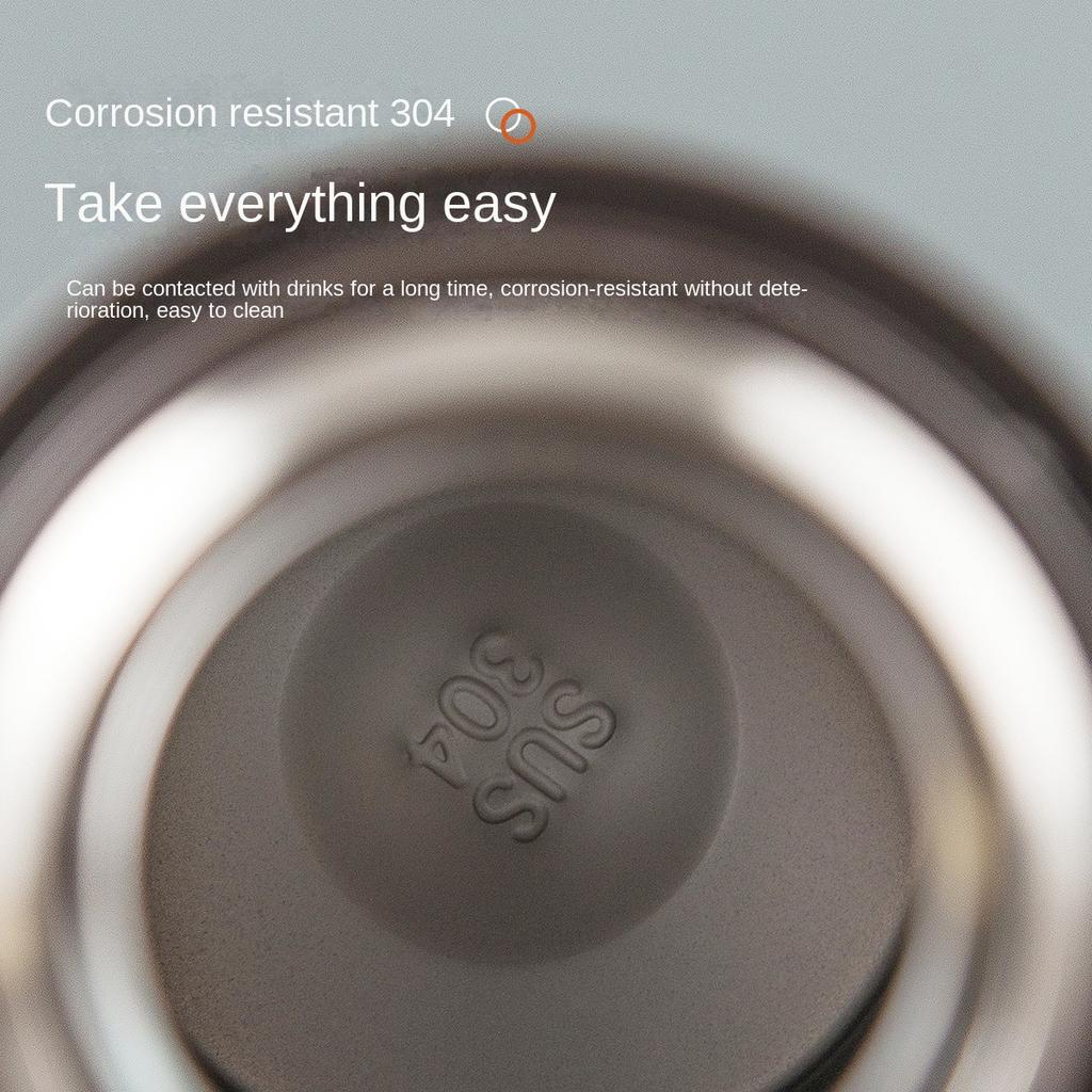 304 Stainless Steel Vacuum Cup Business Men and Women Water Cup Outdoor Activity Travel Kettle Lightweight Lightweight Braised Tea Cup