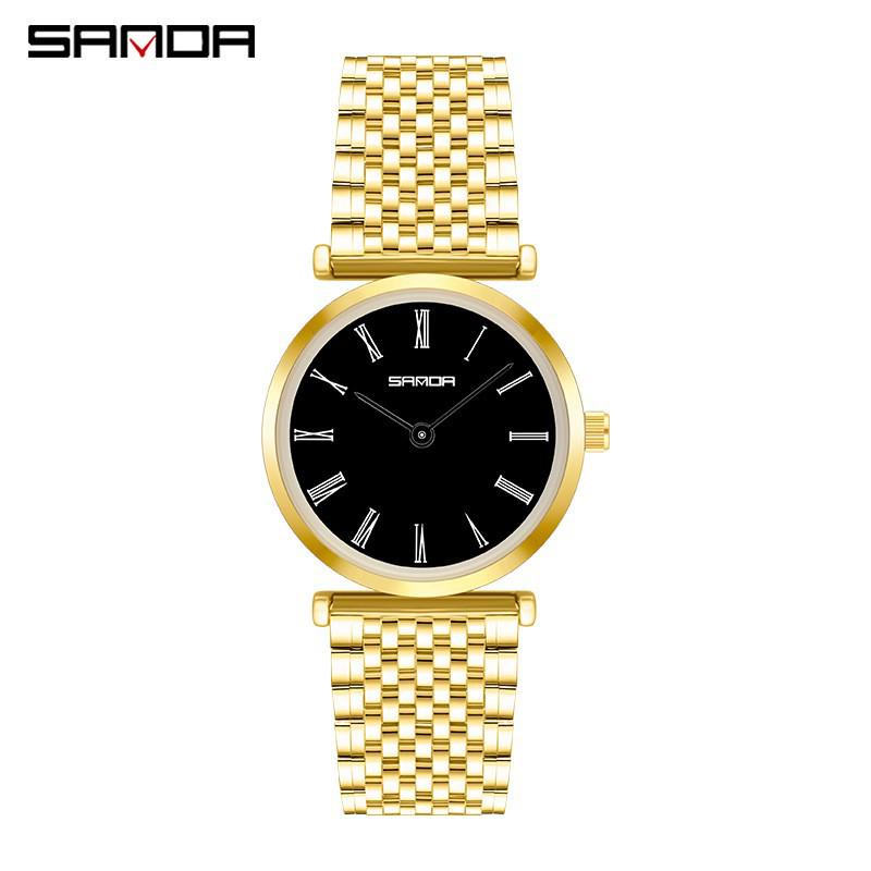 Sanda Universal Luxury Quartz Waterproof Watch for Business and Commuting - High-End Couple's Wristwatch